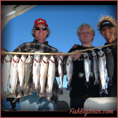 Charter Fishing in Big Bear Lake