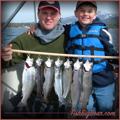 Charter Fishing in Big Bear Lake