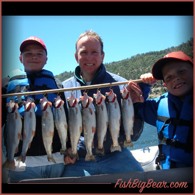 Charter Fishing in Big Bear Lake