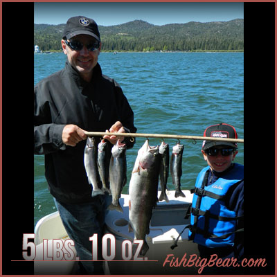 Charter Fishing in Big Bear Lake