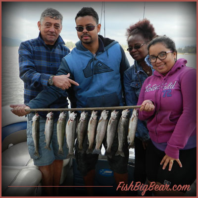 Charter Fishing in Big Bear Lake