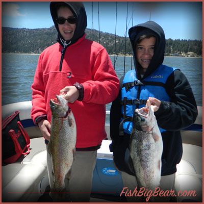 Charter Fishing in Big Bear Lake