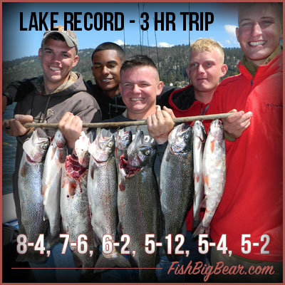 Charter Fishing in Big Bear Lake