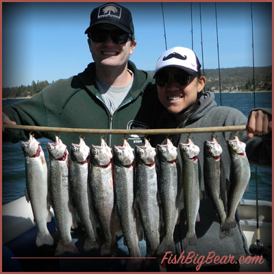 Charter Fishing in Big Bear Lake