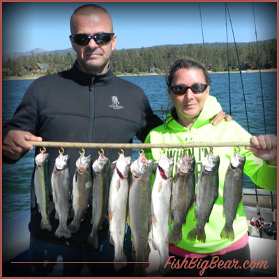 Charter Fishing in Big Bear Lake