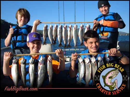 Fishing in Big Bear Lake with Charter Services
